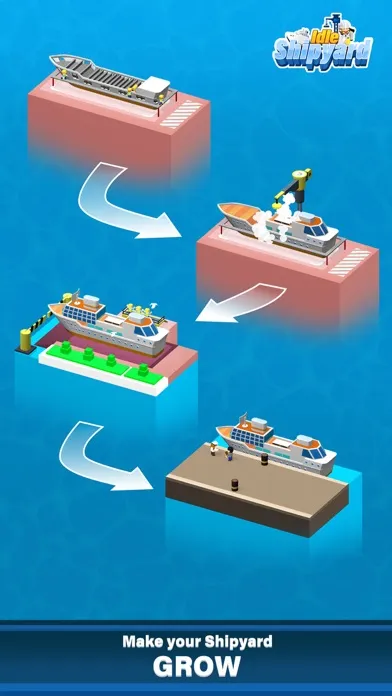 Captures d'écran de Idle Shipyard Tycoon